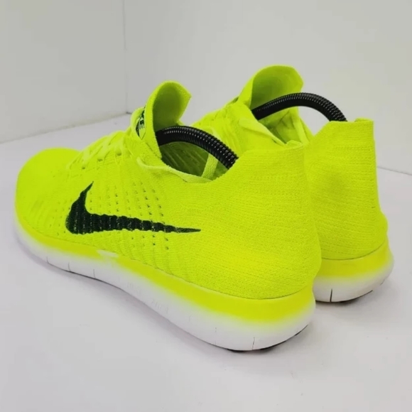 Nike Mens Free RN FLYKNIT USA MEDAL STAND SHOE OLYMPIC Volt SZ 11 Running 842545 - Picture 7 of 10